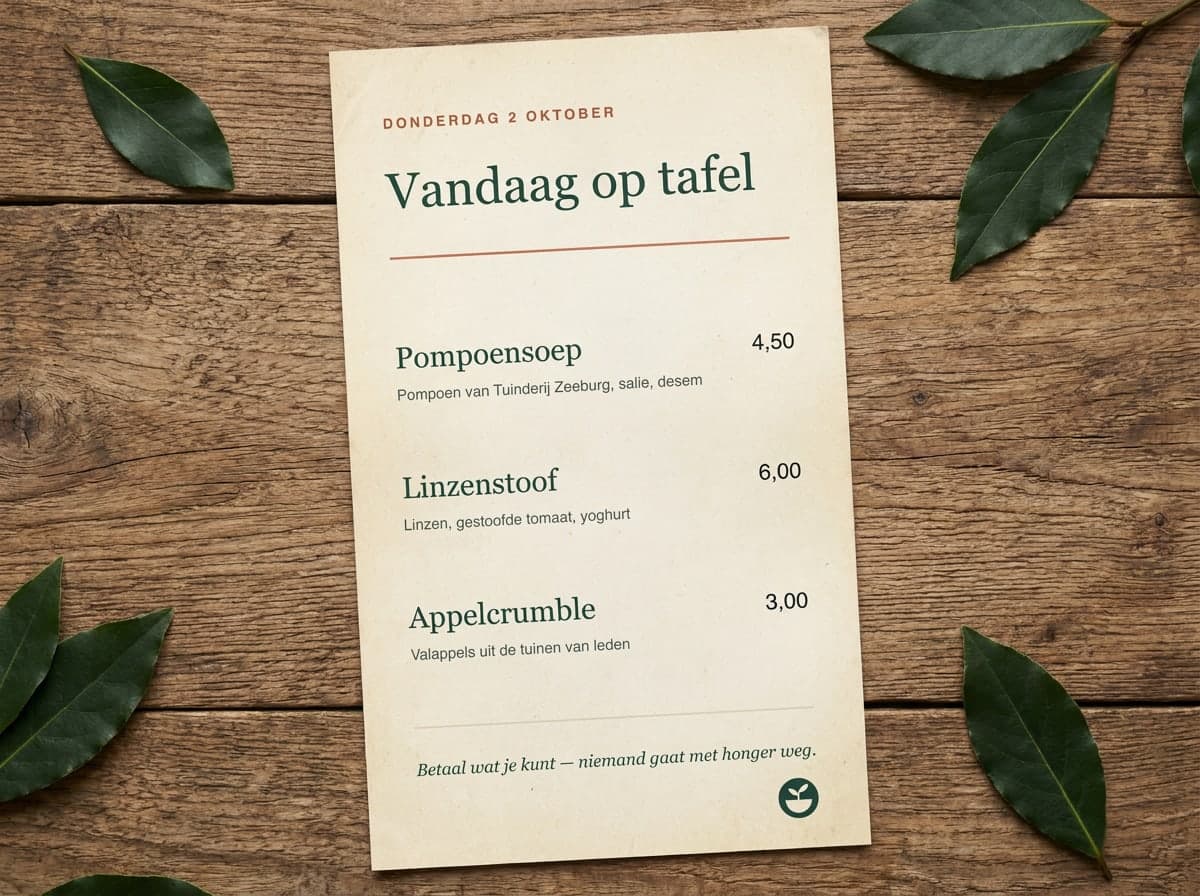 Menukaart