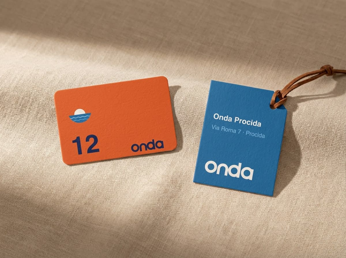 Onda: sleutelkaart en bagagelabel